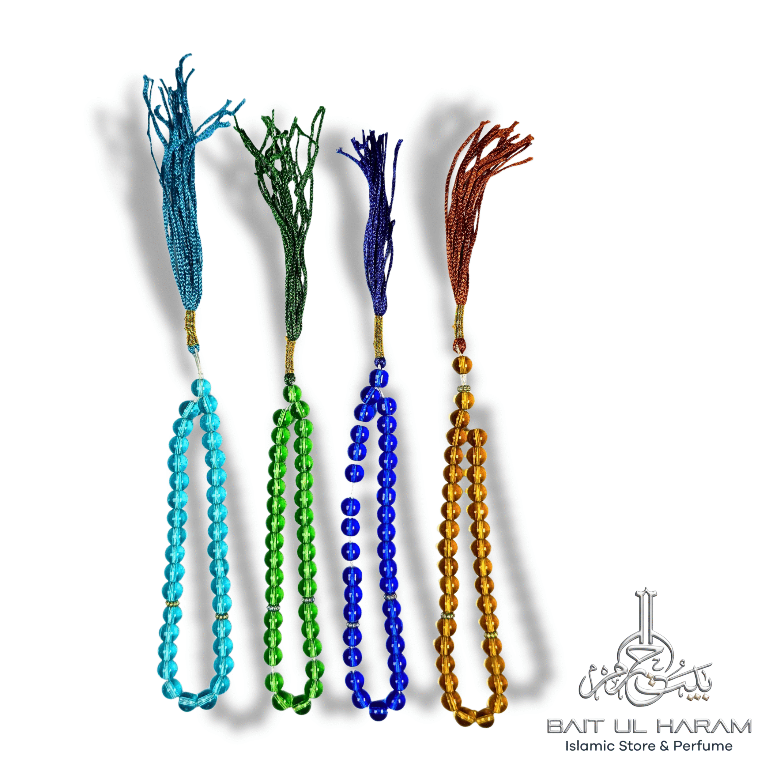 Clear crystal tasbeeh 33 beads faceted for daily dhikr and gifts