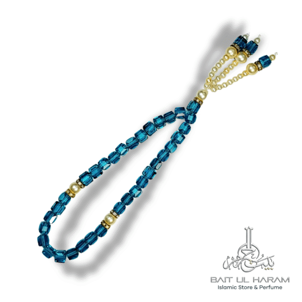 Heavy crystal cut tasbeeh 33 beads luxury prayer beads sparkling