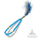 Pocket size crystal tasbeeh 33 beads compact prayer beads