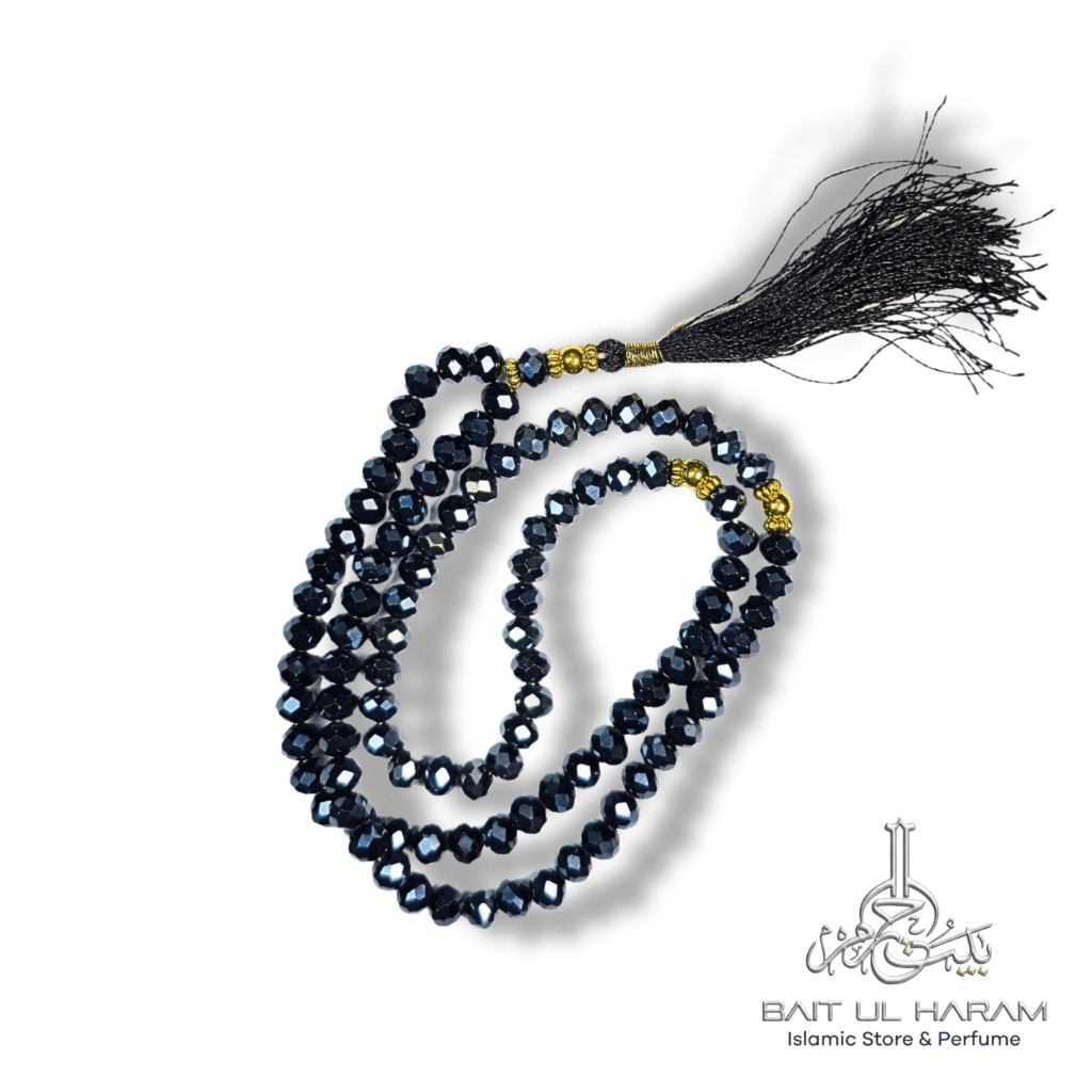 Crystal tasbeeh 100 beads Rs 1200 dozen Rs 130 each