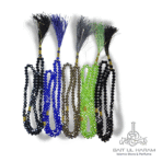 Crystal tasbeeh 100 beads Rs 1200 dozen Rs 130 each